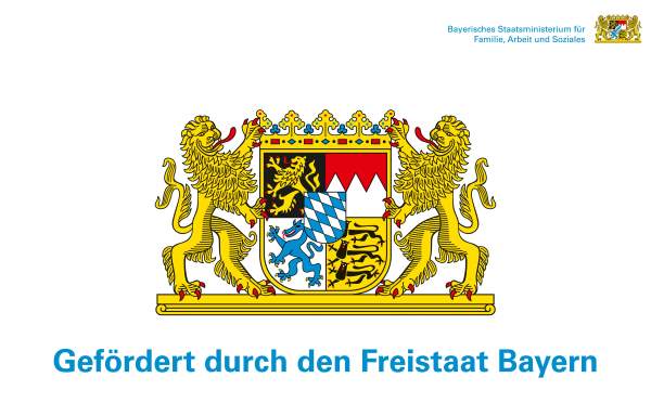 Schild_Förderhinweis Freistatt Bayern